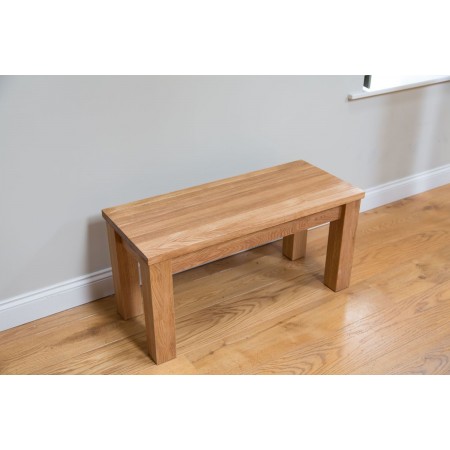 Solid Oak : Ghế Băng Dài Gổ Sồi - W90cm